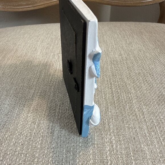 Baby Boys 1St Christmas Photo Ornament 3 3/4" L x 3 1/4 W Blue & White New - Picture 4 of 8